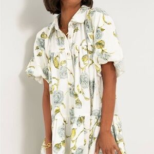 NWT En Saison sage Blue Jayla shirt dress